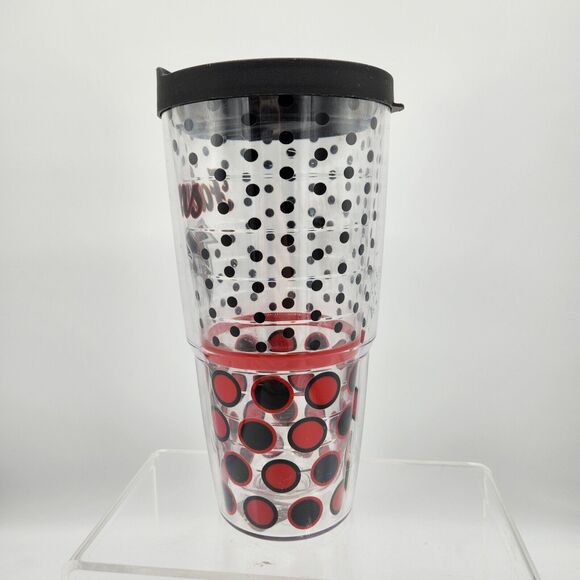 Atlanta Falcons Tervis Tumbler with Lid Large 24 oz Polka Dot Insulated NFL - Picture 2 of 7